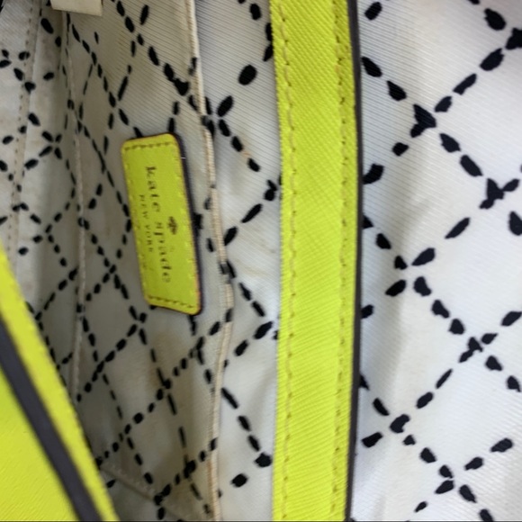 Kate Spade New York Newbury Lane Sally Crossbody Bag Highlighter Yellow - Picture 8 of 12
